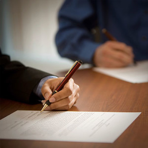 Victim signing monetary compensation contract because Junell & Associates, PLLC won lawsuit