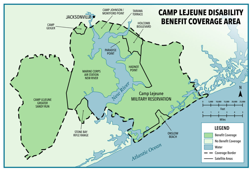 junell ands associates camp-lejeune-map